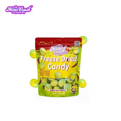 Πικάντικη καραμέλα ανανά αποξηραμένη με κατάψυξη