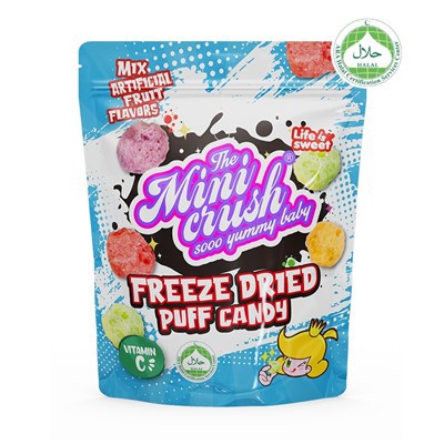 Παγώστε τις αποξηραμένες τραγανές ρουφηξίες