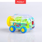 Λικέ φρούτα Ποικιλία ζελέ καρύδας στο σχολικό αυτοκίνητο